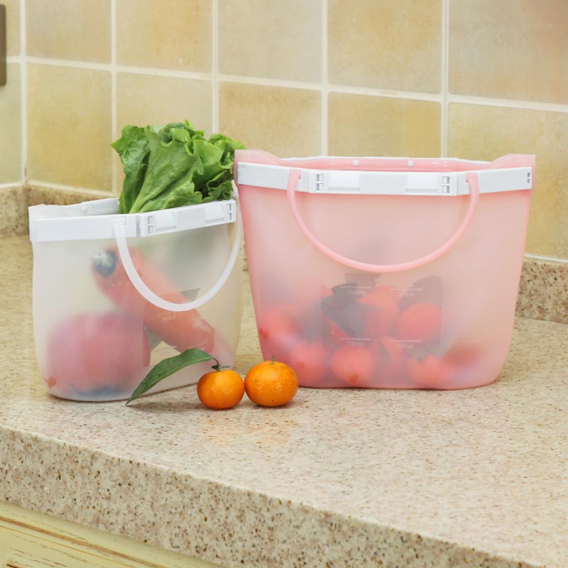 Silicone Reusable Freezer Bags