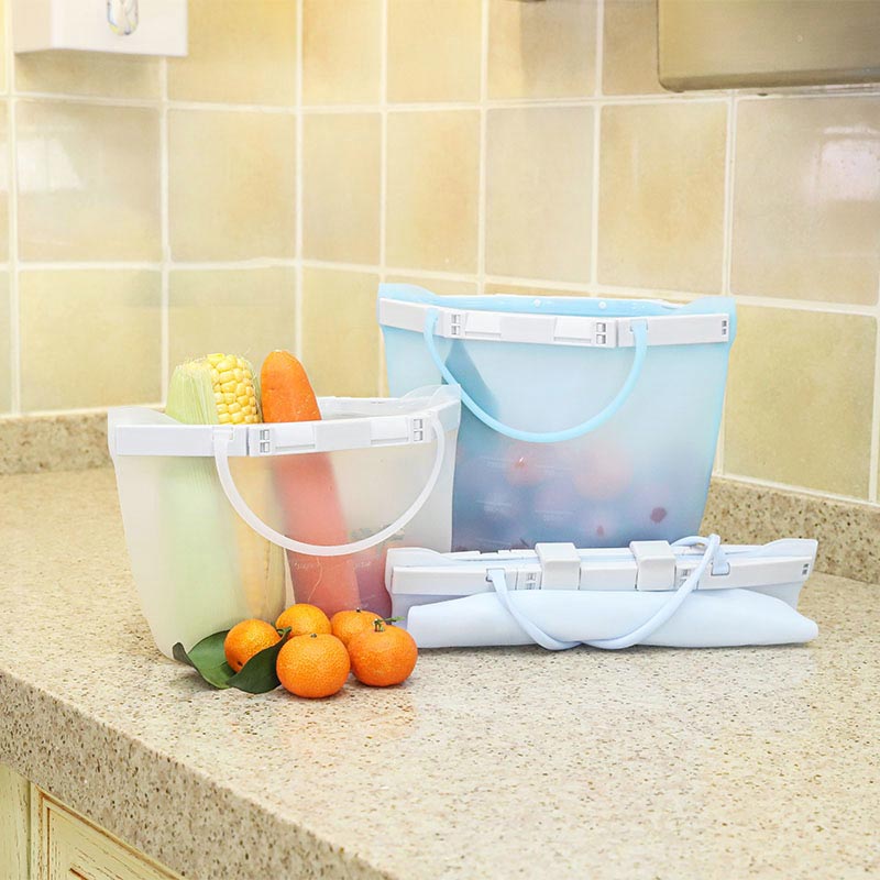 Silicone Reusable Freezer Bags