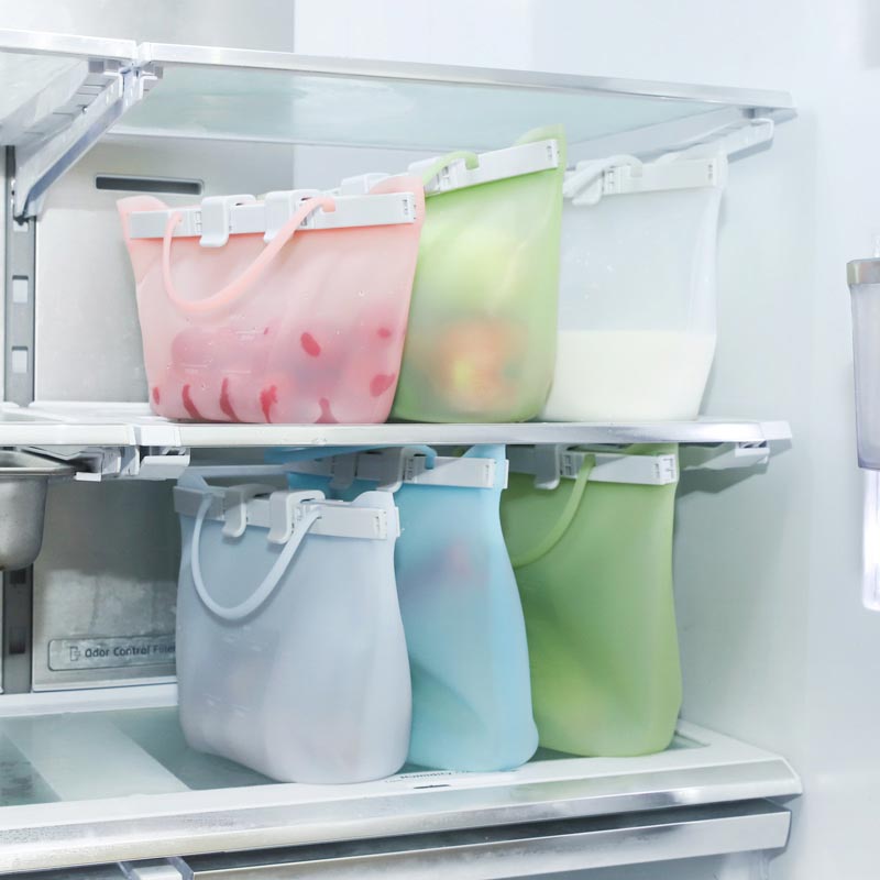 Silicone Reusable Freezer Bags