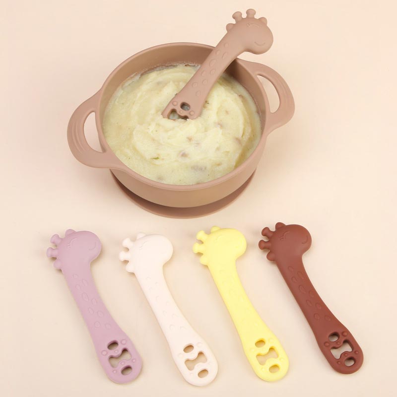 Giraffe Dip Weaning Spoon