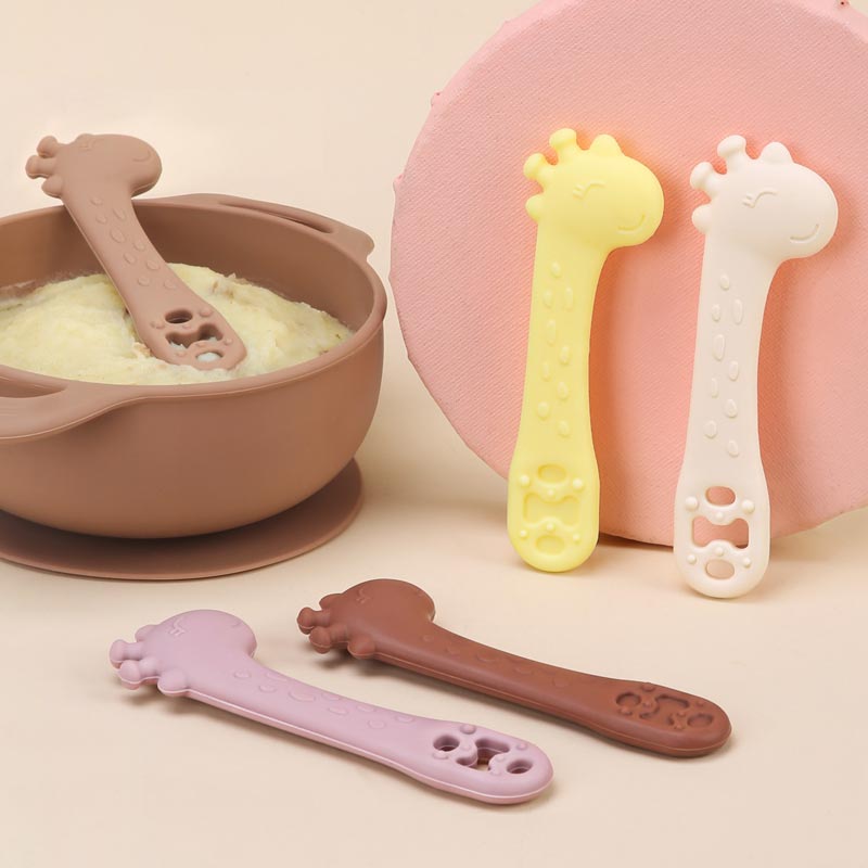 Giraffe Dip Weaning Spoon