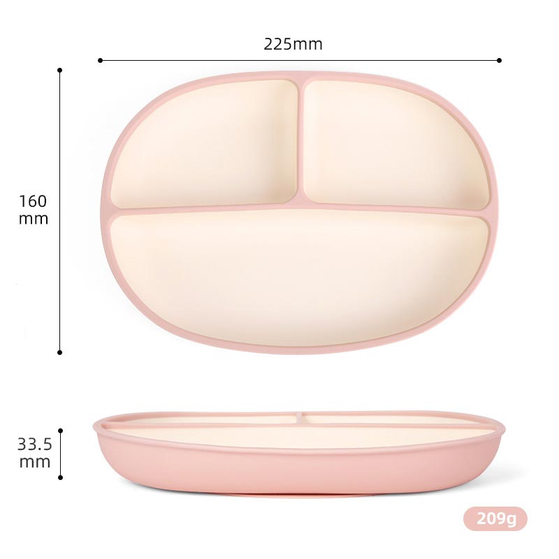 Silicone Two-color Suction Plate
