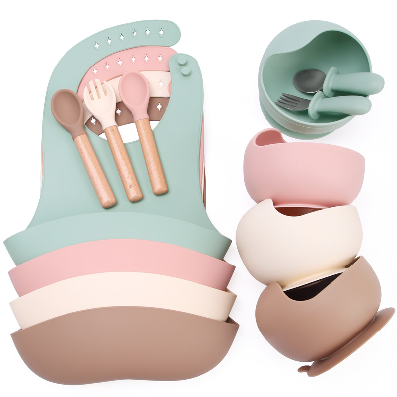 Silicone Suction Weaning Set Customized