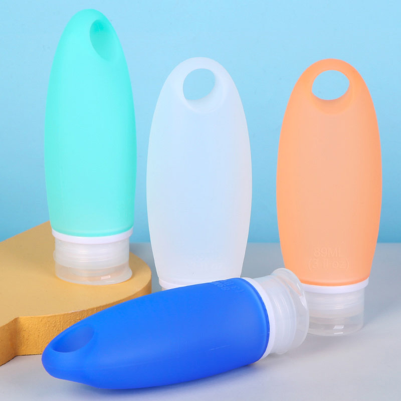 Silicone Travel Bottle with Hole