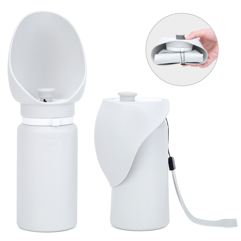 Silicone dog bottle for walk