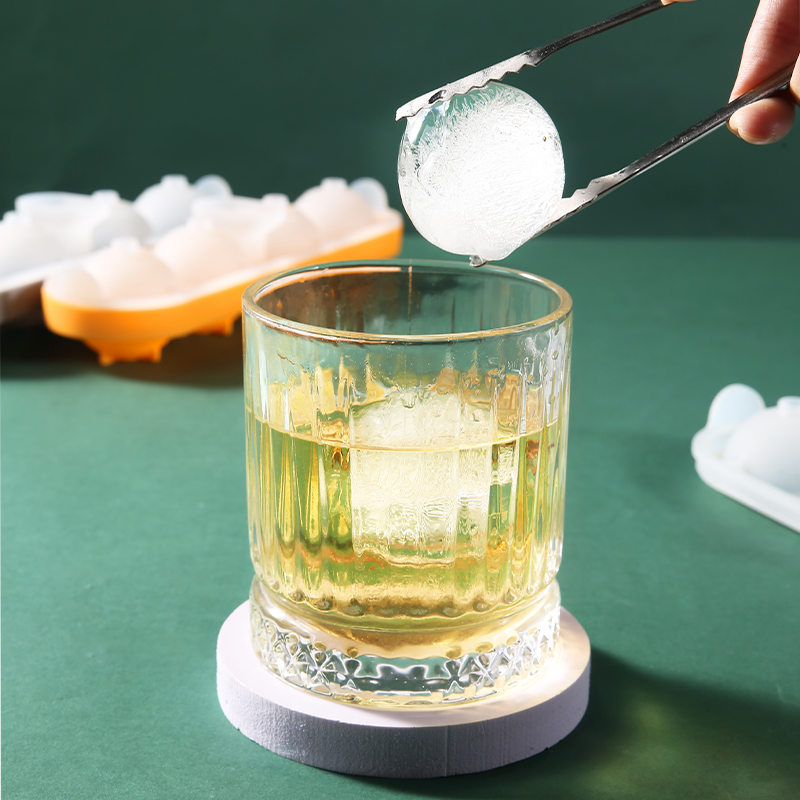 Round Silicone Ice Cube Trays