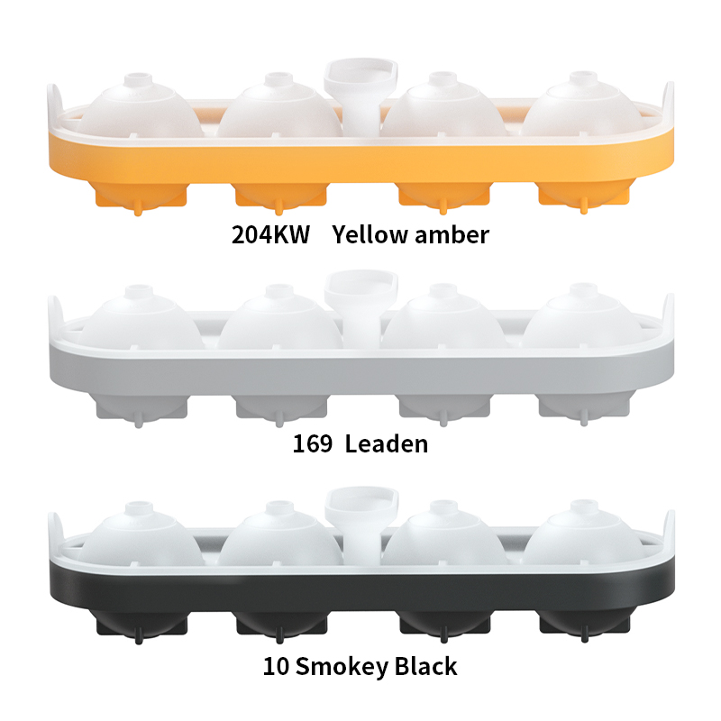 Round Silicone Ice Cube Trays