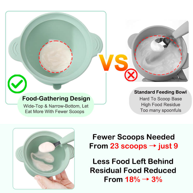 2026 NEW Silicone Baby Sucker Bowl