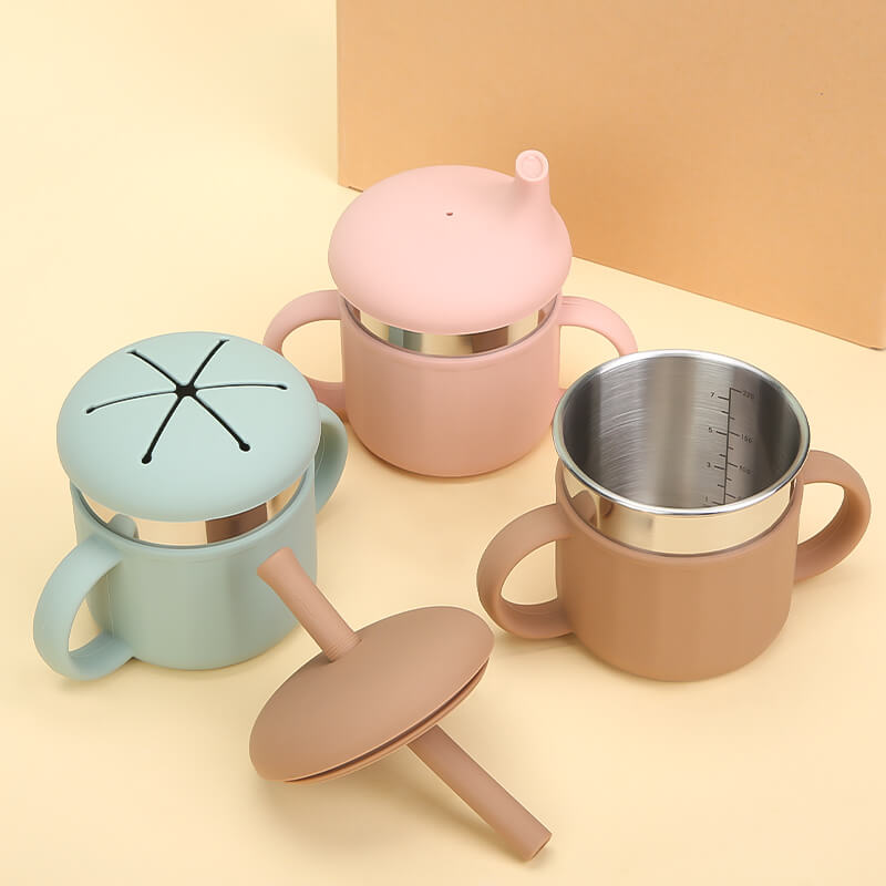 Stainless Steel Silicone Cup