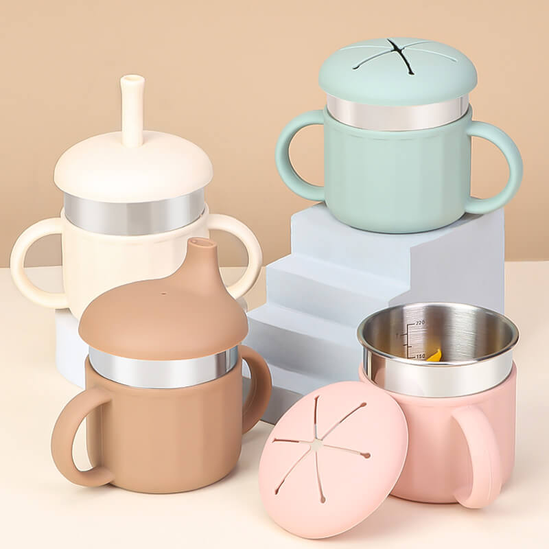 Stainless Steel Silicone Cup