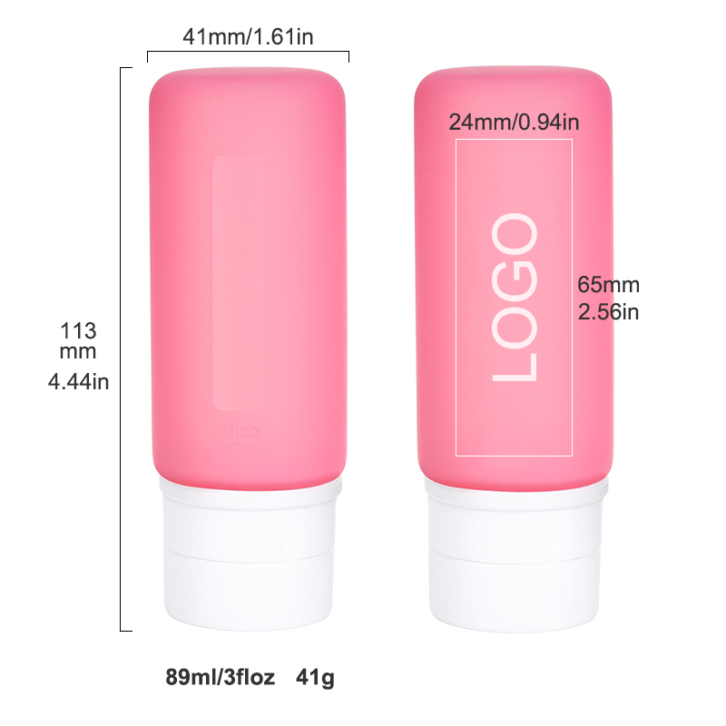 Silicone Travel Bottle With Applicator