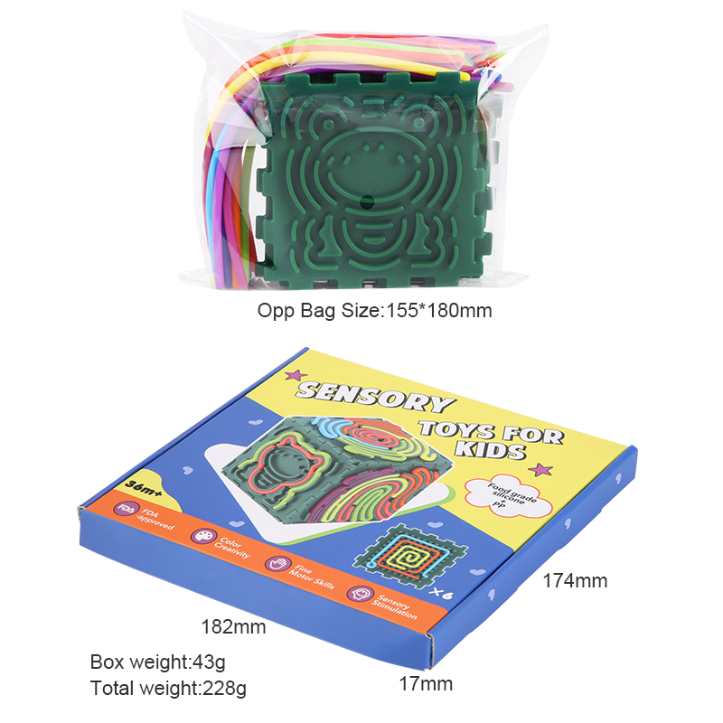 Silicone Puzzle Touch Toy