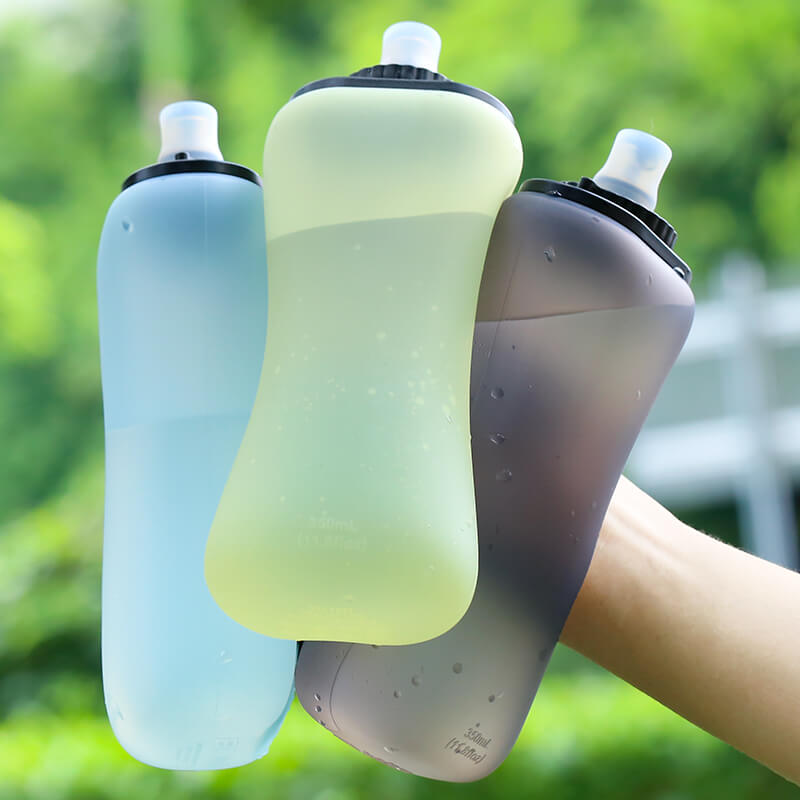 Silicone Handheld Sports Bottle