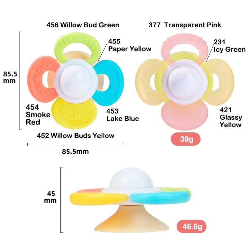 Suction Spinning Rattle Teether