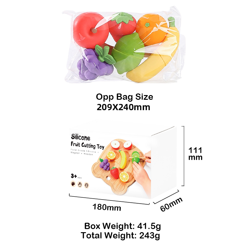 Silicone Fruit Cutting Toy Wholesale