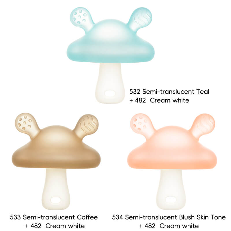 Mushroom Silicone Teething Toy