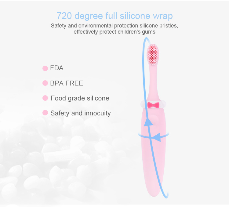 Silicone toothbrush material is safer