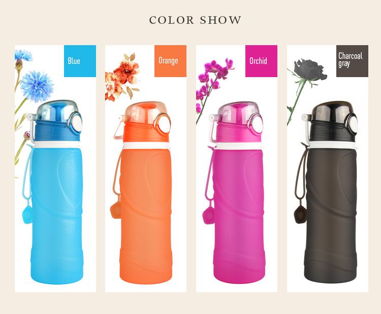 bpa free silicone water bottle