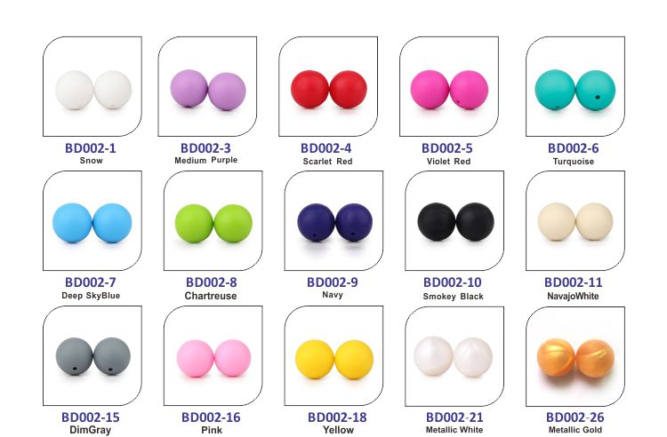 Silicone Teething Beads