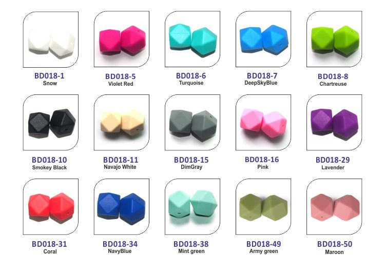 Silicone teething beads wholesale,loose silicone beads for sale  