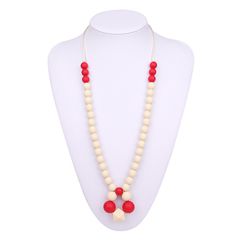 BPA Free Silicone Beads Necklace NK055