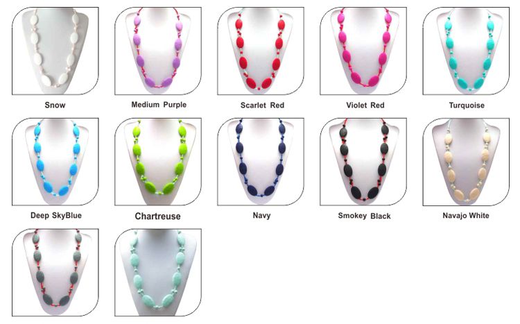 Silicone Teething Necklace For Mom Wholesale