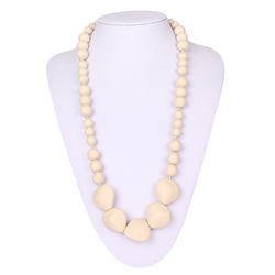 Teething beads necklace for babies NK059