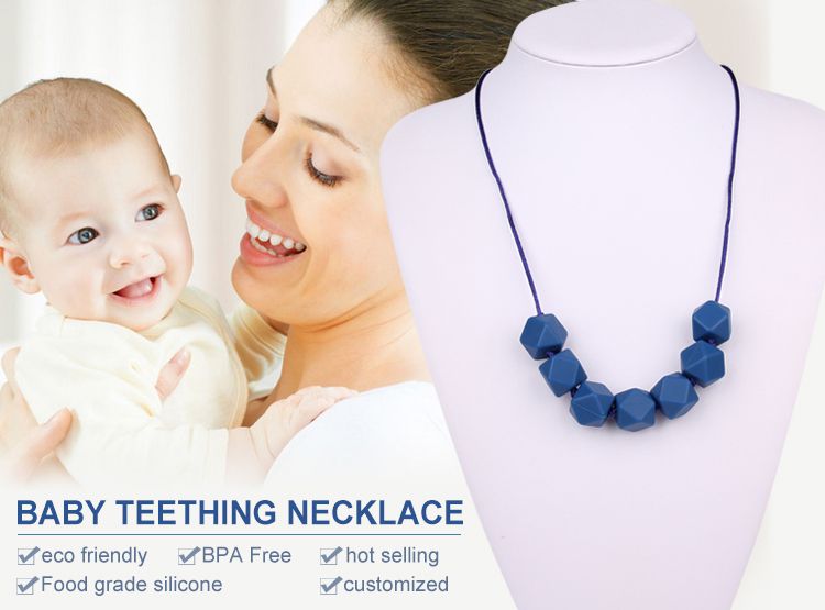 silicone teething necklace