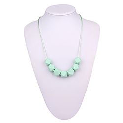 new color teething beads necklace wholesaleFK044