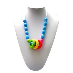 buy silicone beads necklace NK042