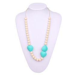 teething beads necklace NK057