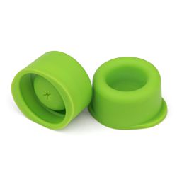 Silicone spill proof lid