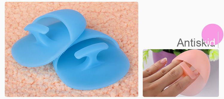 Silicone face brush, silicone face cleansing pad