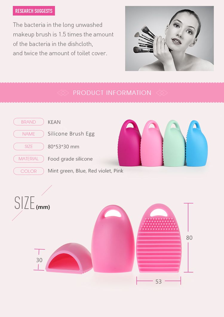 Silicone brush cleaner