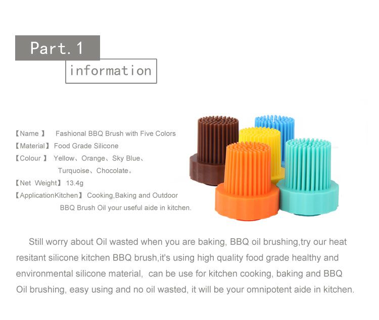 BBQ Silicone Basting Brush