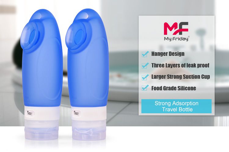 Silicone squeeze bottle for travel, TSA approved travel bottle