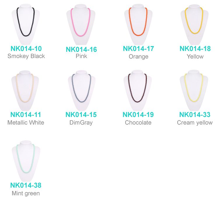 bpa free silicone nursing necklace