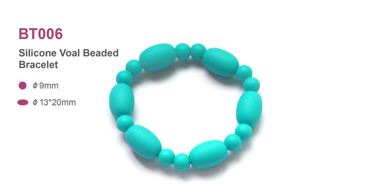 baby teething bracelet for mom, The soft silicone teething bracelet