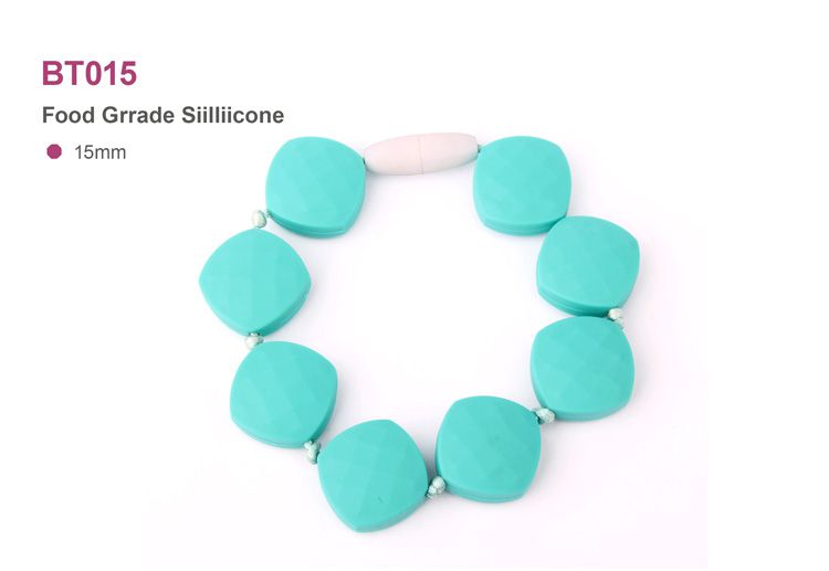Silicone teething bracelet for mom, Mom Fashion Accessories