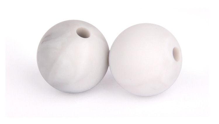 marble silicone beads