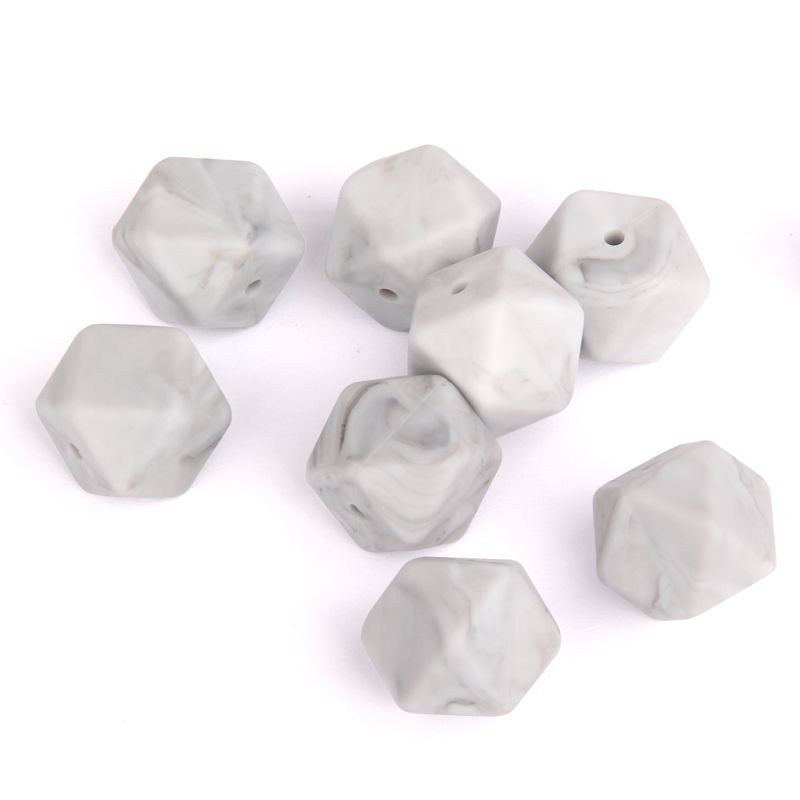 marble silicone beads