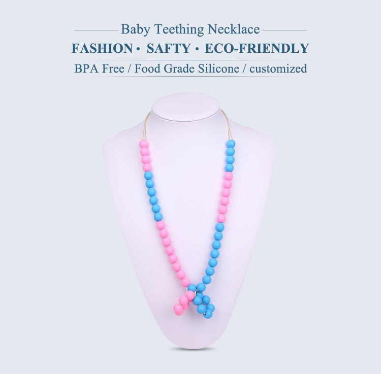 Best Teething Necklace For Mom to Wear, silicone mom teething necklace