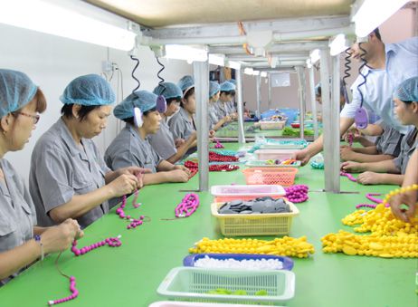 Teething product packing department