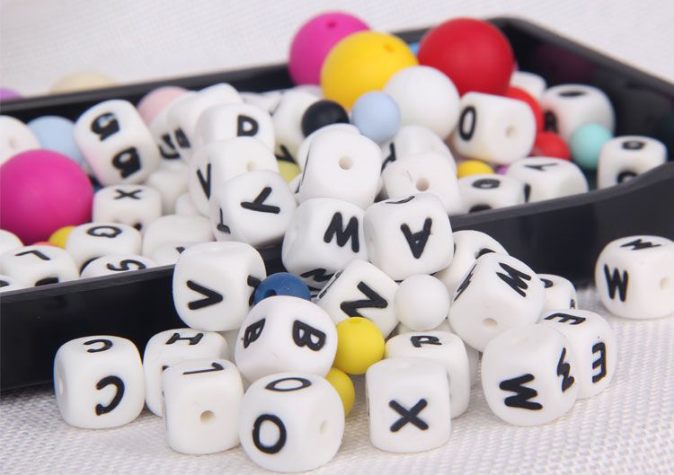 Silicone Letter Beads