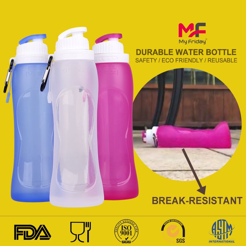 Foldable water bottle