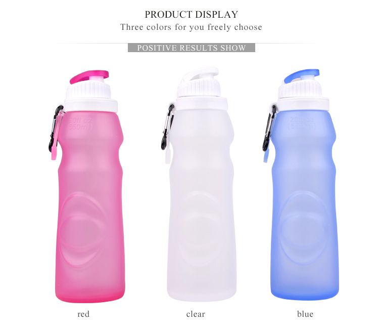 Outdoors bpa free roll up water bottle