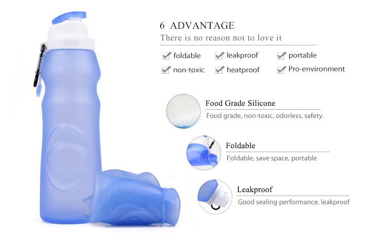 reusable foldable water bottle