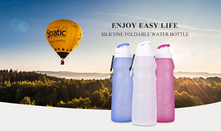 Folding Water Bottle, the fashionable foldable travel water bottle