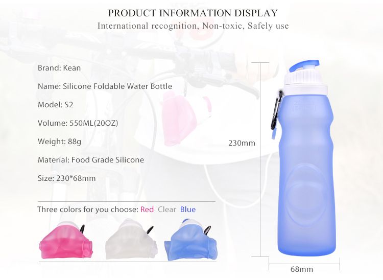 travel folding water bottle