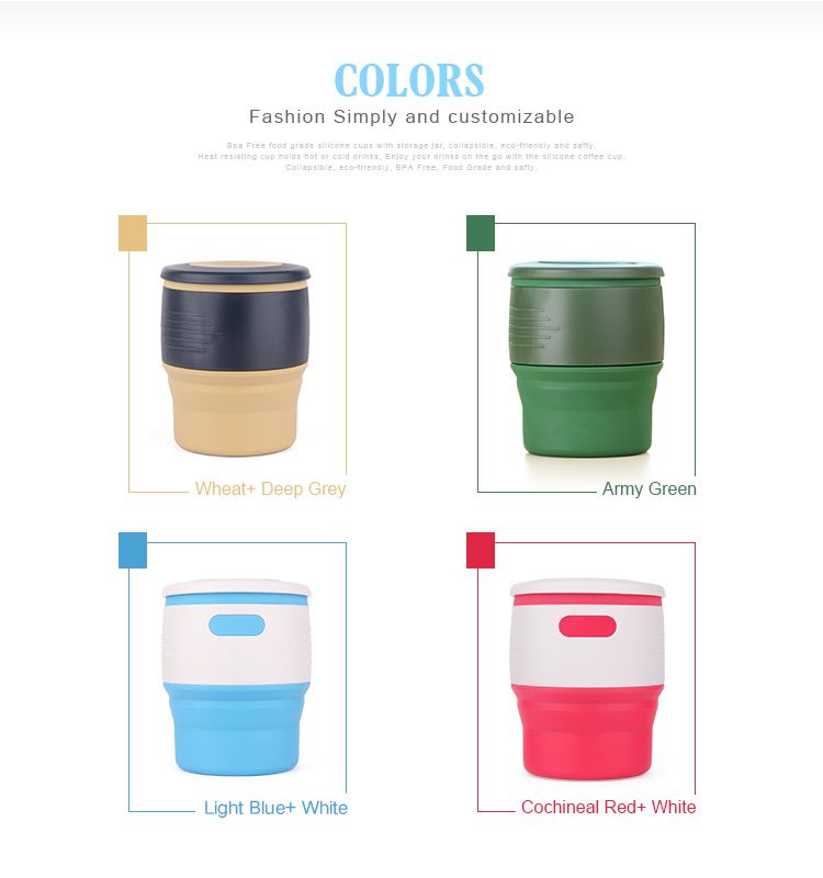 Silicone  Travel Mug Bpa-free